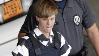 Dylann Roof under arrest