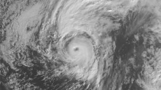 Satellite image shows Hurricane Alex forming over the Atlantic Ocean