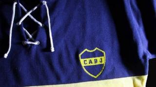 Camiseta retro de Boca. _92131933_13925089_1736087539992274_5269