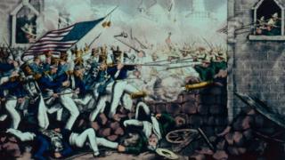 The battle of Monterrey 1846.