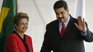 Dilma Rousseff y Nicolás Maduro _92090855_dilmaafp.jpg