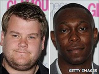 James Corden and Dizzee Rascal