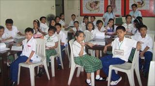 Philippine schoolchildren
