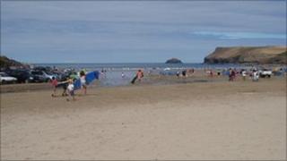 Polzeath beach