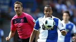 Blackburn Rovers v Everton in the opening game of the 2010/11 Premier League