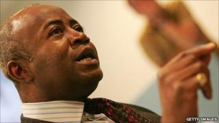 Courtenay Griffiths at The Hague.