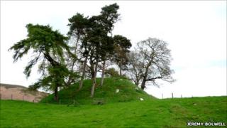 Glwyndwr's motte, Glyndyfrdwy, Corwen, Denbighshire (Pic - Jeremy Bolwell)