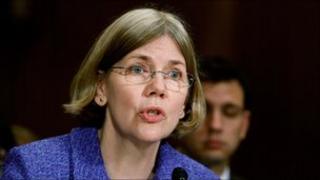 Harvard law professor Elizabeth Warren