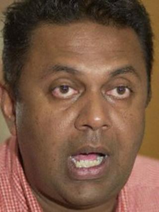 Sri Lanka opposition MP, Mangala Samaraweera