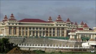 Parliament building in Naypyitaw