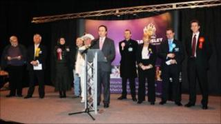 Candidates await the result in Barnsley