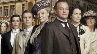 The cast of Downton Abbey