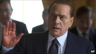 Silvio Berlusconi, file pic from 22 April 2011