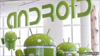 Android mascots, Reuters