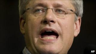 Canadian Prime Minister Stephen Harper
