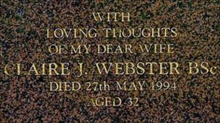 Claire Morris gravestone
