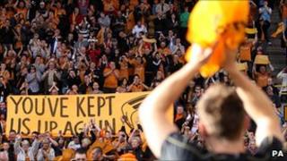 Wolverhampton football supporters