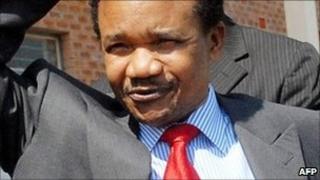 Former Zambian President Frederick Chiluba (Feb 2008)