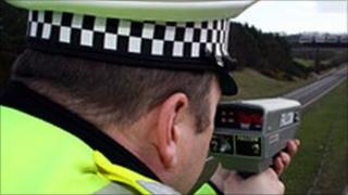 Police speed camera