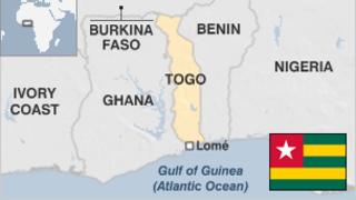 Map of Togo