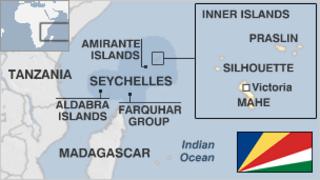 Map of Seychelles