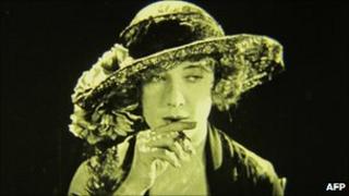 Still taken from Hitchcock's The White Shadow