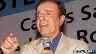 Carlos Menem in 2005