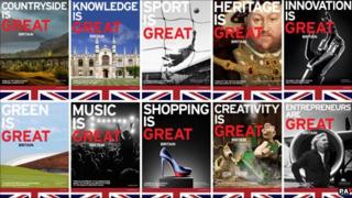 Posters publicising the Great campaign