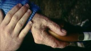 Older person and carer