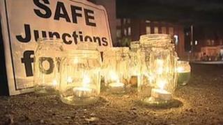 Vigil for cyclists