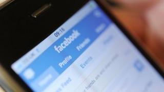 Facebook on smartphone