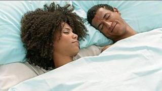 Couple asleep