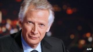 Dominique de Villepin announces his candidacy on French TV channel TF1, 11 December