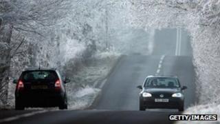 Road in winter