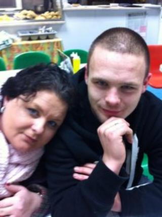 Haydn Evans and his mother, Lyndsay Bell, on a Christmas shopping trip the weekend before his disappearance