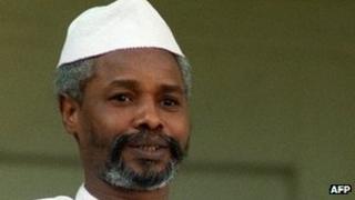 Chad's then President Hissene Habre, in 1989 in Paris