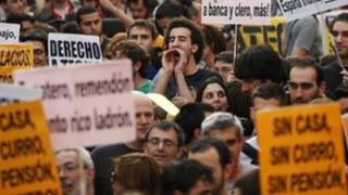 Spanish youth march (Jan 2012)