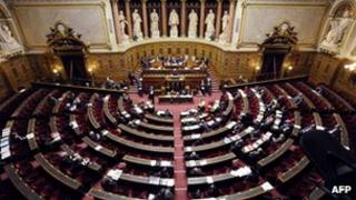 The French Senate votes on the genocide denial bill, 23 January