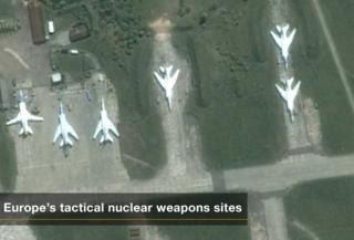 Europe's tactical nuclear weapons sites