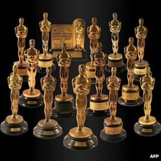 The 15 Oscars up for sale at Nate D Sanders auction house
