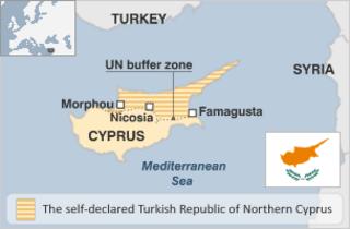 Map of Cyprus
