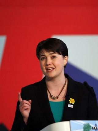Ruth Davidson at the Troon conference