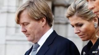 Dutch Crown Prince Willem-Alexander and Princess Maxima (22 Mar 2012)
