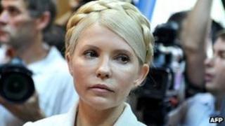 Yulia Tymoshenko on trial in Kiev, 24 June 2011