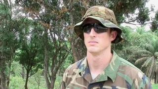 Capt Greg is a member of the US Navy Seal forces advising the four African countries' army hunting LRA leader Joseph Kony