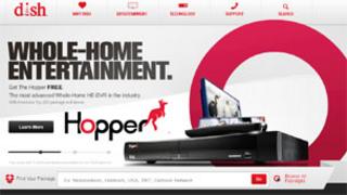 Screengrab of Dish Network home page