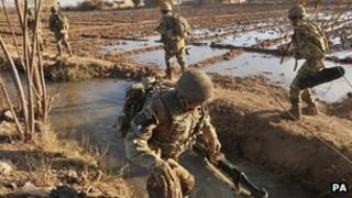 British soldiers in Afghanistan