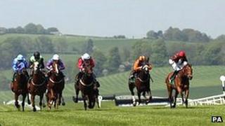 Horse racing at Chepstow