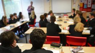 Children in a classroom