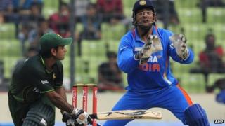 India and Pakistan played in the Asia Cup in Bangladesh in March 2012